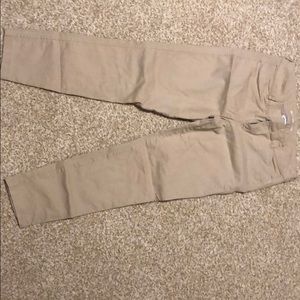 Old Navy khaki “Pixie” pants